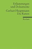 Die Ratten. Erläuterungen und Dokumente