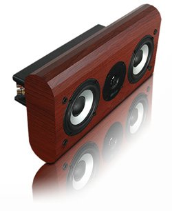 W100 On-Wall / In-Wall Center Channel Speaker - Boston Cherry