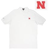 Nebraska Cornhuskers NCAA Classic Pique Polo Shirt (White)