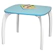 RiverRidge Kids White Table w/Blue Top