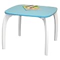 RiverRidge Kids White Table w/Blue Top