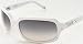New COACH SAMANTHA S425 S-425 WHITE SUNGLASSES White Frame Gradient Gray Lens Size: 	63-18-110