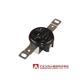 アメリカン電機 埋込コンセント 平刃形 （15A/接地形 2P/125V） 黒色 20