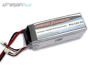 31VYkbF6zCL Thunder Power RC Pro Lite V2 2600mAh 22.2V 6 Cell LiPo 6s 2600 Lithium Poly Battery FREE Shipping