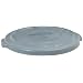 Rubbermaid Commercial Polyethylene Lid for 2620 Trash Cans, Round, Gray