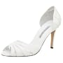 Charles David Women's Wistful Open Toe Pump,White Leather,7 M