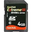 Sandisk SDSDX3-004G-A31 4GB Extreme III SD Card