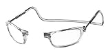 CliC Adjustable Front Connect Reader, 1.50 Strength, Clear Frame