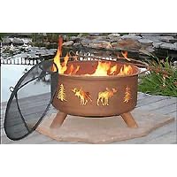 Bear and Trees Fire Pit by PATINA PRODUCTS