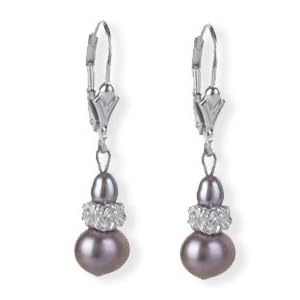 pearl drop earrings