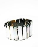 Marana Jewelry Black Lip Shell Cuff Bracelet