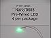 Iron Penguin IP169 4 Green 0603 Nano LED pre-Wired Chips
