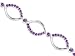 Guaranteed to Bring You Compliments 3.50 carats total weight Round Cut Amethyst Gemstone Bracelet in Sterling Silver