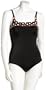 It Figures! Women's C Cup And Up Swimsuit,Black,14