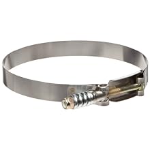 Murray Steel Spring-Load Hose Clamp with Steel Screw, 5.78"-6.08", 3/4"W, 50-60 lbs Torq (Pack of 5)