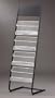 4-Shelf Magazine / Newspaper Floor Display Rack w/Billboard, Magazine Rack