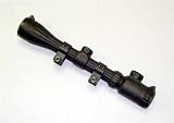 Sporting Goods : Leapers 3-9x40 Scope, Illuminated Mil-Dot Reticle, 1/4 MOA, 25mm Tube, Weaver Rings, Rubberized Exterior