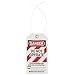 Brady High-Visibility "Danger" Tag, Cardstock, 5-3/4" Height, 3" Width