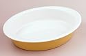 Fusion Roaster, oval, 35x25x7cm Yellow