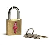 from Safe Skies LLC SAFE SKIES Brass TSA Approved Padlock - Universal Single Model 30b