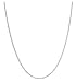 Platinum 1.1mm Wheat Chain Necklace, 18"