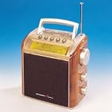 Sangean Gold-Cherry FM STEREO - AM - TV DIGITAL Portable Q Radio - PR-D2V