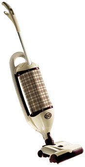 9804AM SEBO Felix Premium Classic Upright Vacuum Cleaner w Electic Power Head - Ivory Plaid