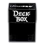 Ultra Pro Deck Box (Black) Includes 50 Pack of Standard Size Deck Protector Sleeves