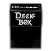 Ultra Pro Deck Box (Black) Includes 50 Pack of Standard Size Deck Protector Sleeves