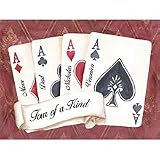 Personalized Gifts - 11x14 Unframed Poker Hand Canvases