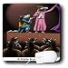 Londons Times Funny Animals Cartoons - Equine Theater A Little Horseplay - Mouse Pads