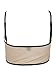 Persun Women Black Sheer Eyelash Lace Spaghetti Strap Crop Cami Top, Black03, Small