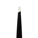 Slanted and Pointed Precision Tweezers- Professional Stainless Steel Tweezer Set, Best for Eyebrow and Nose Hair for Both Women and Men