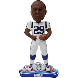 Joseph Addai Colts Super Bowl Champion Ring Bobblehead