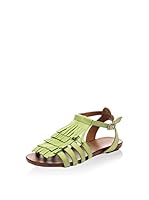 Bueno Sandalias planas (Verde)