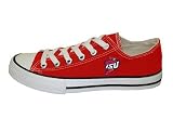 Game Day Soles Lo Top Red Iowa State University Logo Canvas men's 12