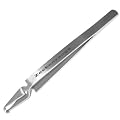 Zeckenzange - Zeckenpinzette mit Kreuzgriff zum entfernen von Zecken bei Tieren - 13,7 cm - rostfreier Edelstahl