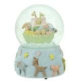 Noahs Ark Musical Glass Snowdome, Baby Gift