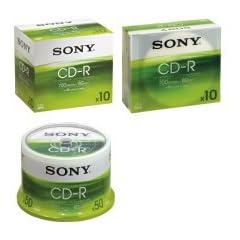 5 X SONY Sony CDR 48x 80Min 700MB Printable 10er IN JEWEL CASE 10ST 10CDQ80D-IP