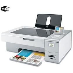 Lexmark X4850 - Multifunction ( colour ) - ink-jet - copying (up to): 27 ppm (mono) / 21 ppm (colour) - printing (up to): 30 ppm (mono) / 27 ppm (colour) - 100 sheets - Hi-Speed USB, 802.11b, 802.11g, USB host