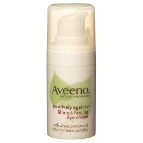 Aveeno Active Naturals Positively Ageless Lifting & Firming Eye Cream with Natural Shitake Complex, 0.5-Ounce Bottles