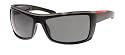 AUTHENTIC PRADA SPS02H SPS 02H 1BO1A1 1BO-1A1 65/17/130 BLACK FRAME GREY LENS SUNGLASSES SHADES