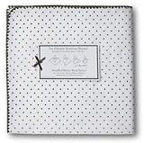 Ultimate Receiving Blanket - Brown Polka Dots