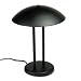 Catalina Lighting W4590 Two-pole incandescent dome lamp, 15 high, 13 diameter metal shade, matte black