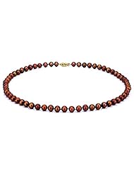 8.5-9mm Chocolate Freshwater Pearl Necklace