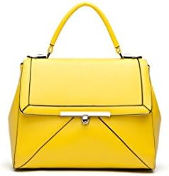 2015 new handbag summer models Kelly bag shoulder portable Messenger bag small bag diagonal Ms. Chao (Yellow)