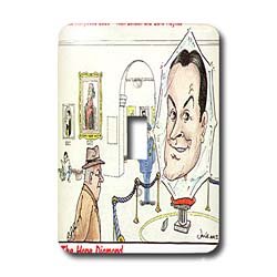 Londons Times Funny Panel Hollywood Cartoons - Hope Diamond - Light Switch Covers - single toggle switch