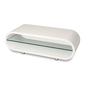 Ovid OV95 - LCD & Plasma TV Stand to 42" - Gloss White