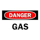 Chemical & Hazardous Materials Sign (B-401; Black/Red on White; DANGER; BradyTuff Plastic) [PRICE is per EACH]