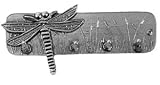 Tin Woodsman Pewter Keyrack (Dragonfly Design), Solid Pewter, Made in USA